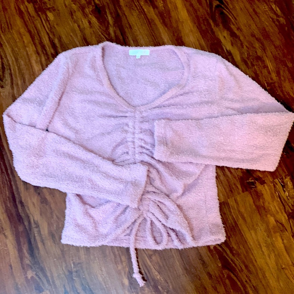 Long sleeve lilac shirt